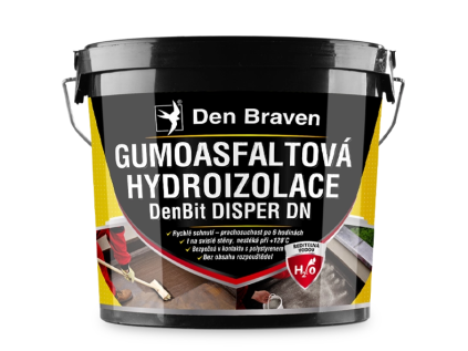 Den Braven Gumoasfaltová hydroizolace DenBit DISPER DN