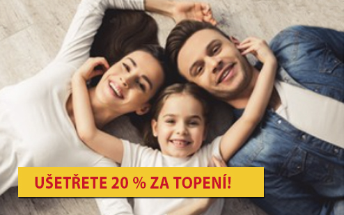 Ušetřete 20% za vytápění