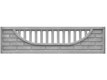 Betonový plot var. 2a