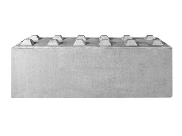 Betonovy blok bez vzoru zuby