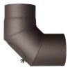 Kouřovod koleno KovoKraus 150/90/1,5 mm s čistícím otvorem