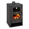 Krbová kamna Prity FG s troubou - černá