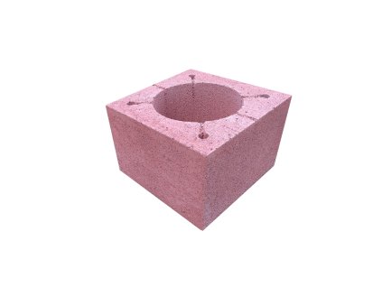 Komínová tvárnice 360 x 360 mm, výška 245 mm, pasiv + rekuperace