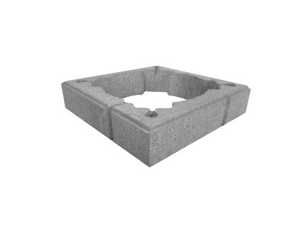 Nadstřešní prstenec, šedá RAL 7000