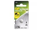 Baterie alkalická, LR44, 1.5V, GP, blistr, 1-pack