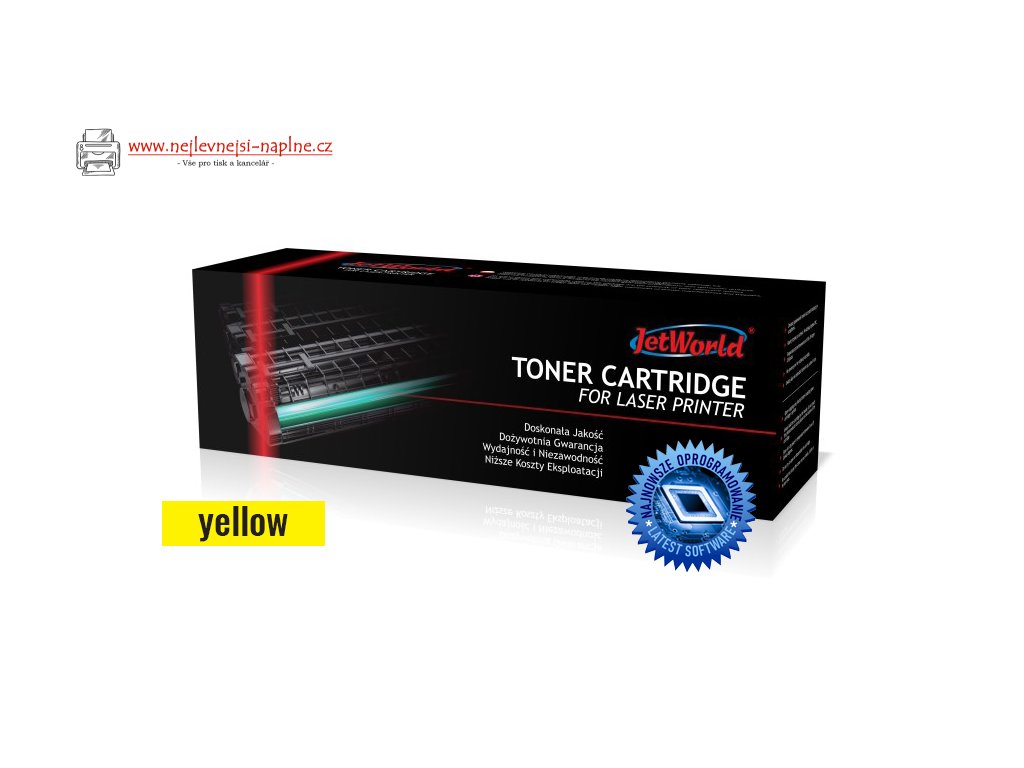 Tonerová kazeta JetWorld kompatibilní s HP 415X W2032X LaserJet Color Pro M454, M479 6K Yellow