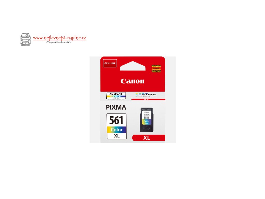 Canon originální ink CL-561XL, 3730C001, color, 300str., high capacity
