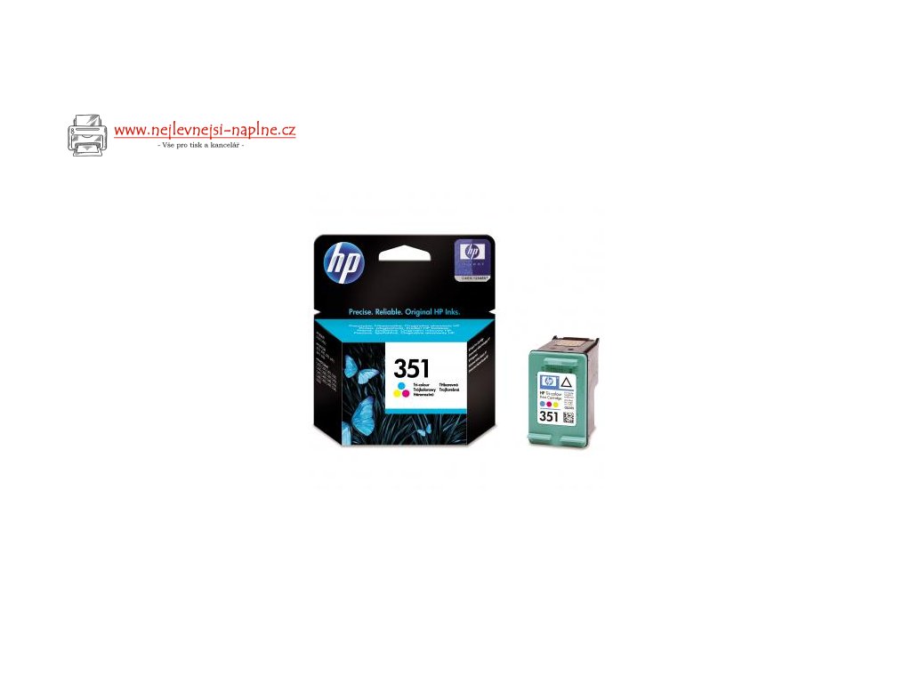 HP originální ink CB337EE, HP 351, color, 3,5ml