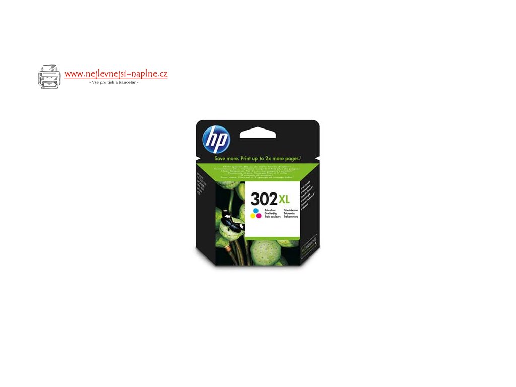 HP originální ink sada F6U67AE, HP 302XL, color, 330str., 8ml