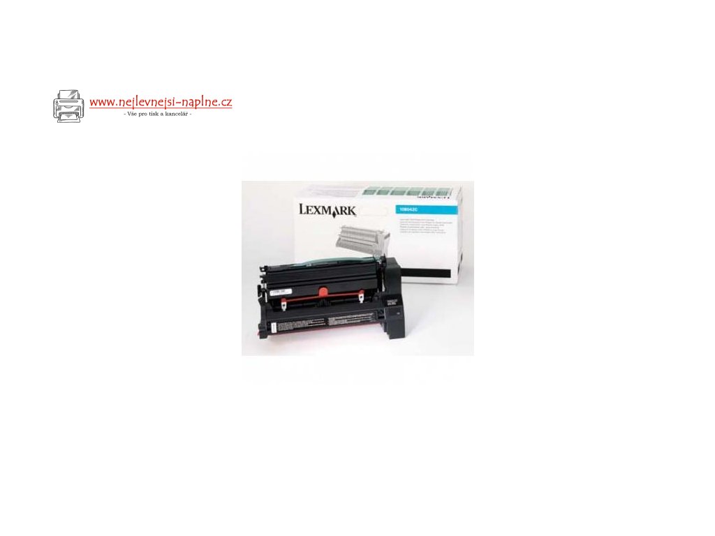 Lexmark originální toner 10B042C, cyan, 15000str., return