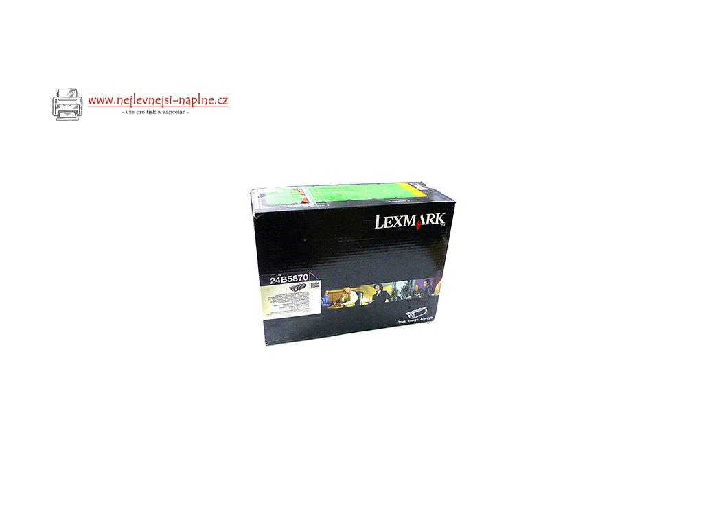 Lexmark originální toner 24B5870, black, 30000str., high capacity, return