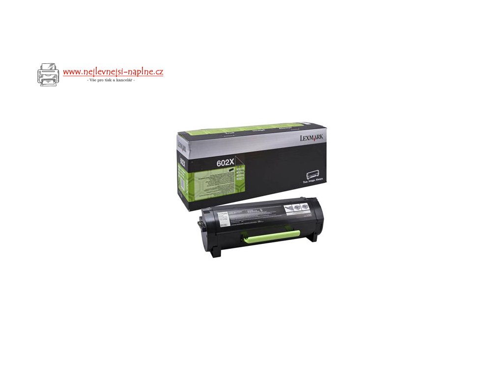 Lexmark originální toner 60F2X00, 602X, black, 20000str., extra high capacity, return