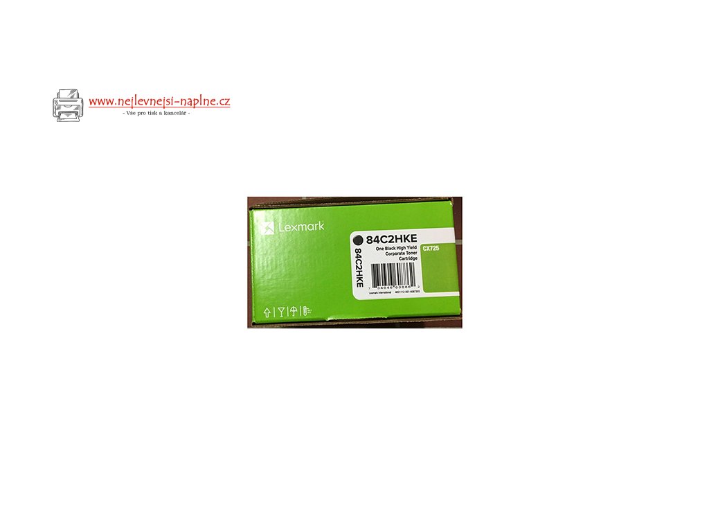 Lexmark originální toner 84C2HKE, black, 25000str., high capacity, return