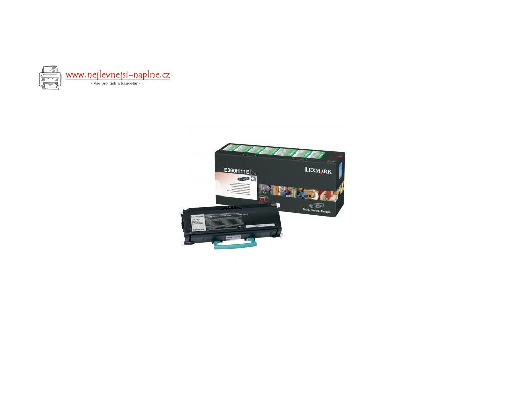 Lexmark originální toner E360H11E, E360H31, black, 9000str., high capacity, return