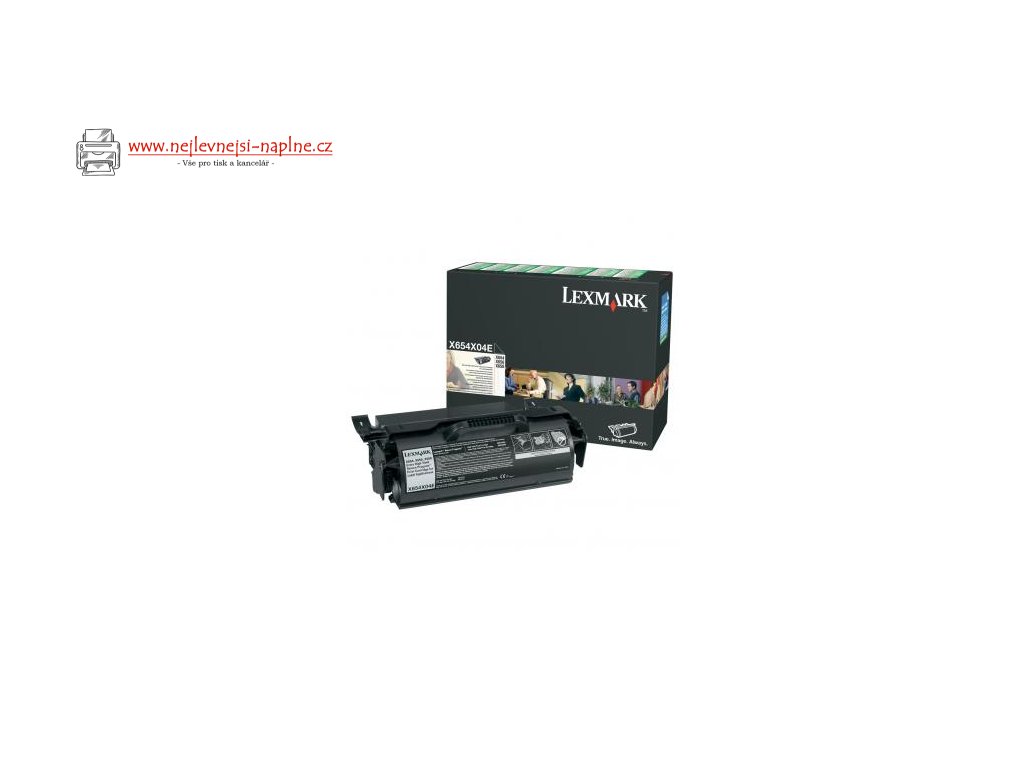 Lexmark originální toner X651H21E, black, 36000str., extra high capacity, return