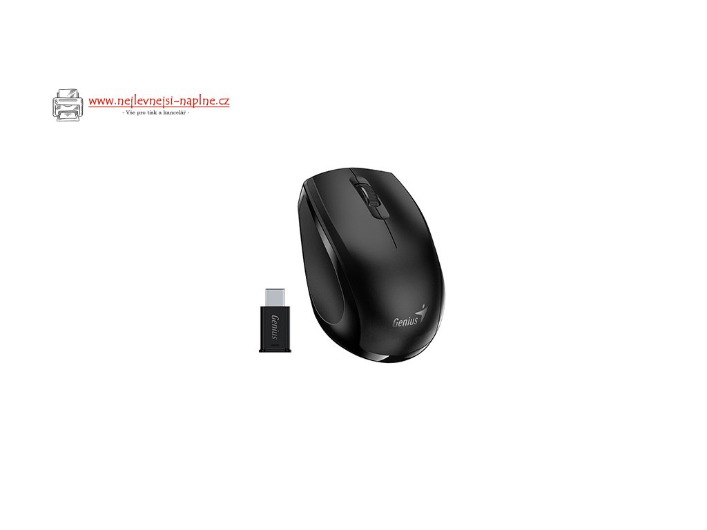 Myš bezdrátová, Genius NX-8006S Type-C, černá, optická, 1200DPI