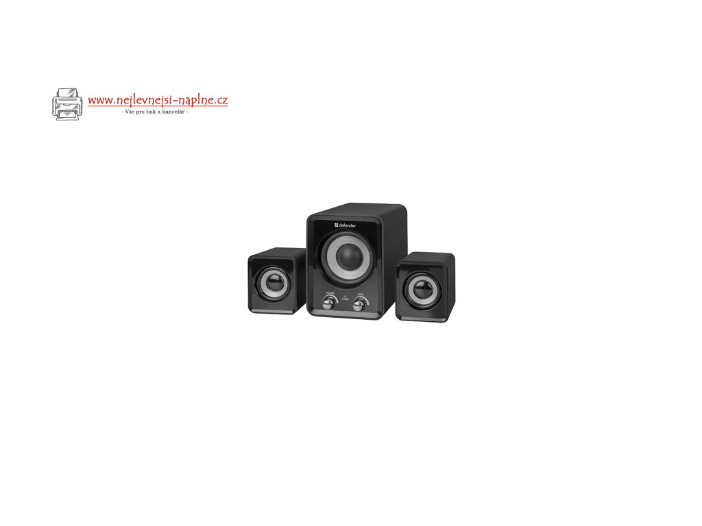 Defender reproduktory Z4, 2.1, 11W, černé, regulace hlasitosti, regulace basů, 50Hz~20kHz