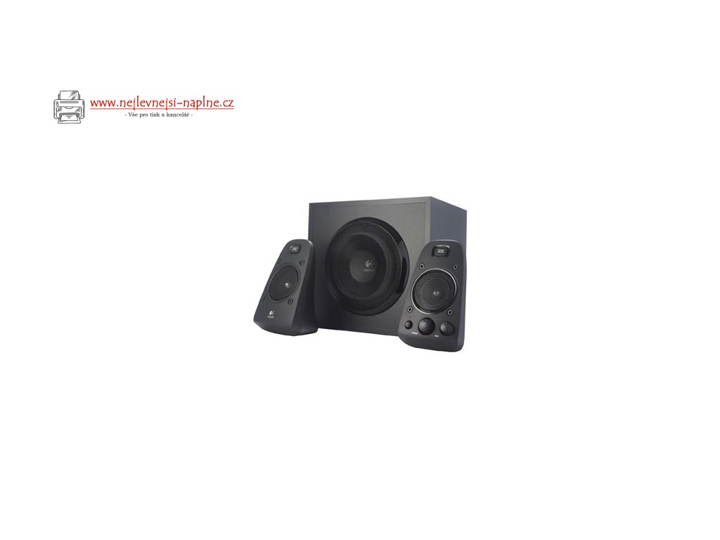Logitech reproduktory Z623, 2.1, 400W, černé, regulace hlasitosti, pro Notebooky, pro PC, Subwoofer 130W