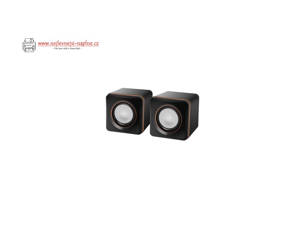 Defender reproduktory SPK-33, 2.0, 5W, černé, kompaktní velikost