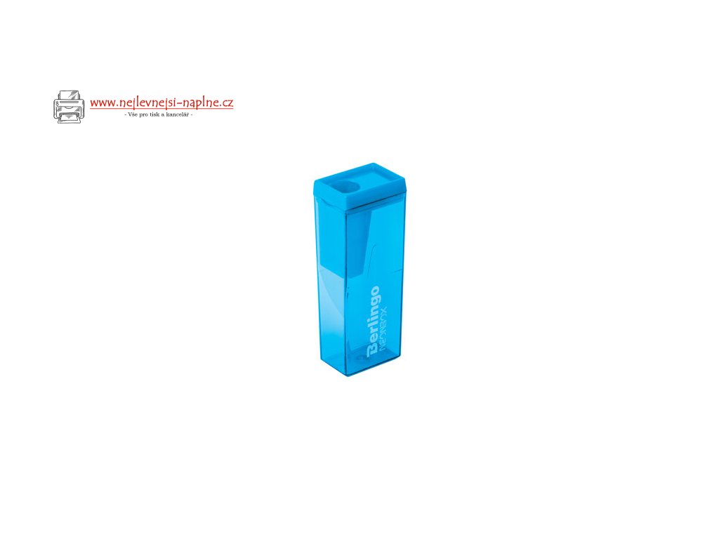 Berlingo, ořezávátko jednoduché NeonBox, color, 24ks