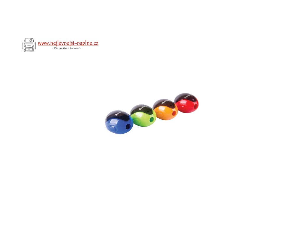 Berlingo, ořezávátko jednoduché Round, color, 36ks