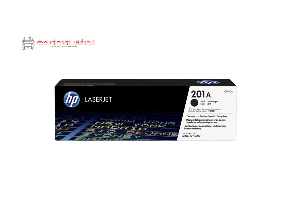 Original Toner Black HP Color LaserJet Pro M252, M277 MFP (201A CF400A)
