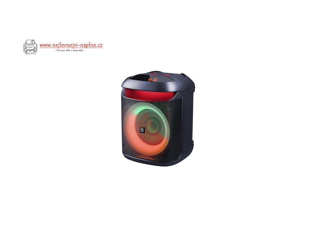Defender reproduktor BOOMER 45, Li-Ion, 1.1, 45W, černý, regulace hlasitosti, LED podsvícení, BT 5.1, TWS, 90Hz-20KHz