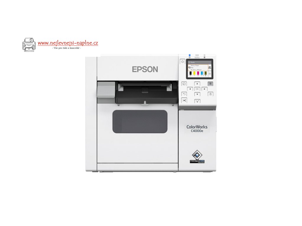 PRODUKT NA ZAMÓWIENIE, MOQ: 6SZT. Drukarka Etykiet Epson ColorWorks CW-C4000e (C31CK03102BK)