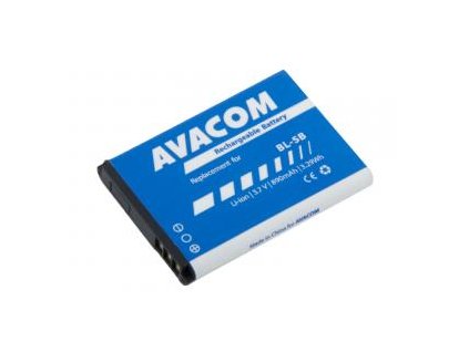 Baterie do mobilu Nokia 3220, 6070, Li-Ion 3,7V 890mAh (náhrada BL-5B)