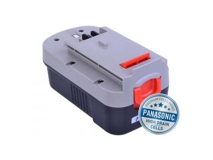 BLACK & DECKER A1718 Ni-MH 18V 3000mAh, články PANASONIC