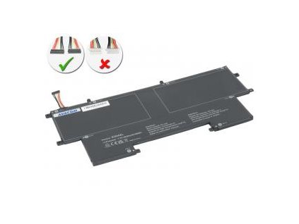 HP EliteBook Folio G1 Li-Pol 7,7V 4935mAh 38Wh - černý konektor