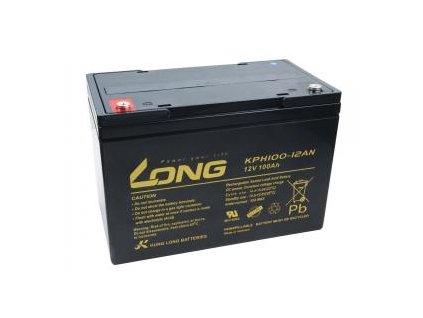 LONG baterie 12V 100Ah M6 HighRate LongLife 12 let (KPH100-12AN)