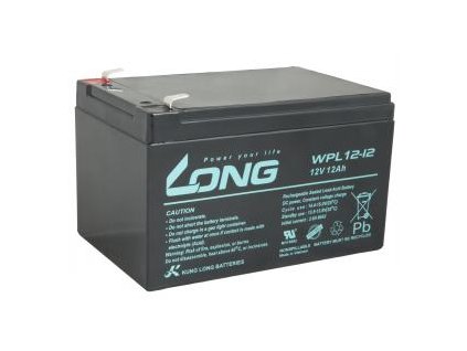 LONG baterie 12V 12Ah F2 LongLife 9 let (WPL12-12)