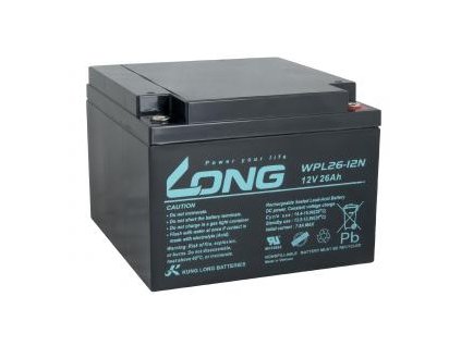 LONG baterie 12V 26Ah M5 LongLife 12 let (WPL26-12N)