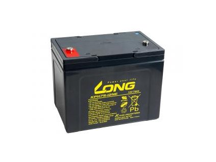 LONG baterie 12V 75Ah M6 DeepCycle (KPH75-12NE)