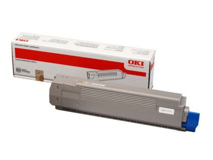 Originální žlutý toner OKI MC853, MC873, MC883 (45862837)
