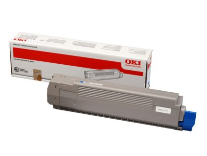 Originální azurový toner OKI MC853, MC873, MC883 (45862839)