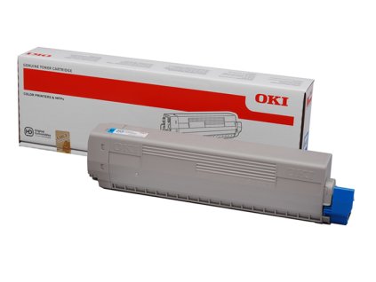 Originální azurový toner OKI C532, C542, MC563, MC573 (46490607)