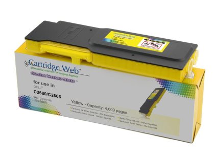 Tonerová kazeta Cartridge Web Yellow Dell 2660 replacement 593-BBBR