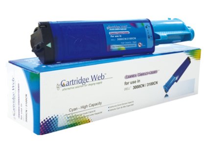 Tonerová kazeta Cartridge Web Cyan Dell 3000 replacement 593-10061