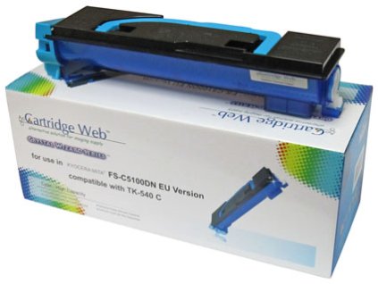 Tonerová kazeta Cartridge Web Cyan Kyocera TK540/TK542 náhradní TK-540C