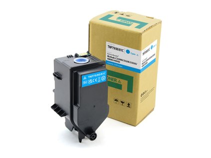 Tonerová kazeta Cartridge Web Cyan Minolta TNP79C replacement AAJW450, AAJW4D0 POZOR - kazety nepasují do tiskárny Minolta C3350 Důležitá je absence písmene - i - v názvu tiskárny. V tomto případě byste měli použít JW-M3050CR