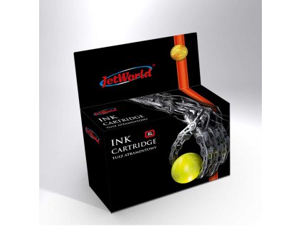Inkoustová kazeta JetWorld Yellow CANON CLI 551Y náhradní s čipem CLI551Y, CLI551XL (6511B001, 6446B001)