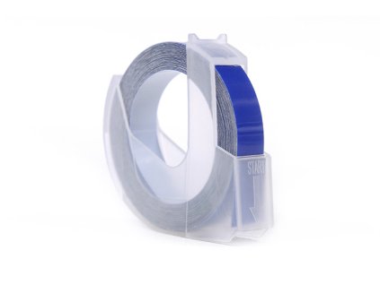 Náhradní páska JetWorld 3D Dymo z bílé na modrou (pro embosování, ražbu) 9 mm x 3 m (S0898140) (10 ks)