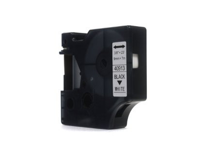 Náhradní páska JetWorld Dymo D1 černá na bílé 9 mm x 7 m LM100, LM100Plus, LM100Series, LM120P, LM280, LM300, LM350, LM350D, LM350Series, LM360D, LM400, LM420P, LM450, LM450D, LM450Series, LM500TS, LMPC, LMPC2 (40913) (S0720680)