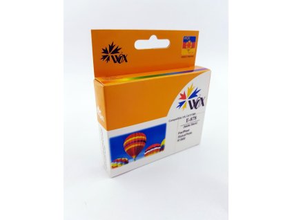 Inkoustová kazeta Wox Matte Black EPSON T0878 náhradní C13T08784010