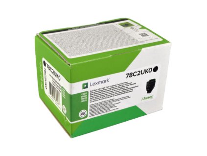 Originální černý toner Lexmark CS521, CS622, CX622, CX625 (78C2UK0)