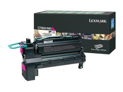 Originální purpurový toner Lexmark C792, X792 (C792A1MG)