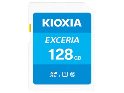Kioxia Paměťová karta Exceria (N203), 128GB, SDXC, LNEX1L128GG4, UHS-I U1 (Class 10)