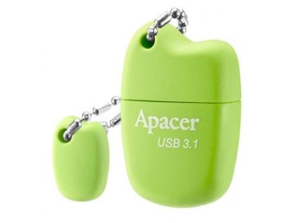 Apacer USB flash disk, USB 3.0, 32GB, AH159, zelený, AP32GAH159G-1, USB A, s krytkou